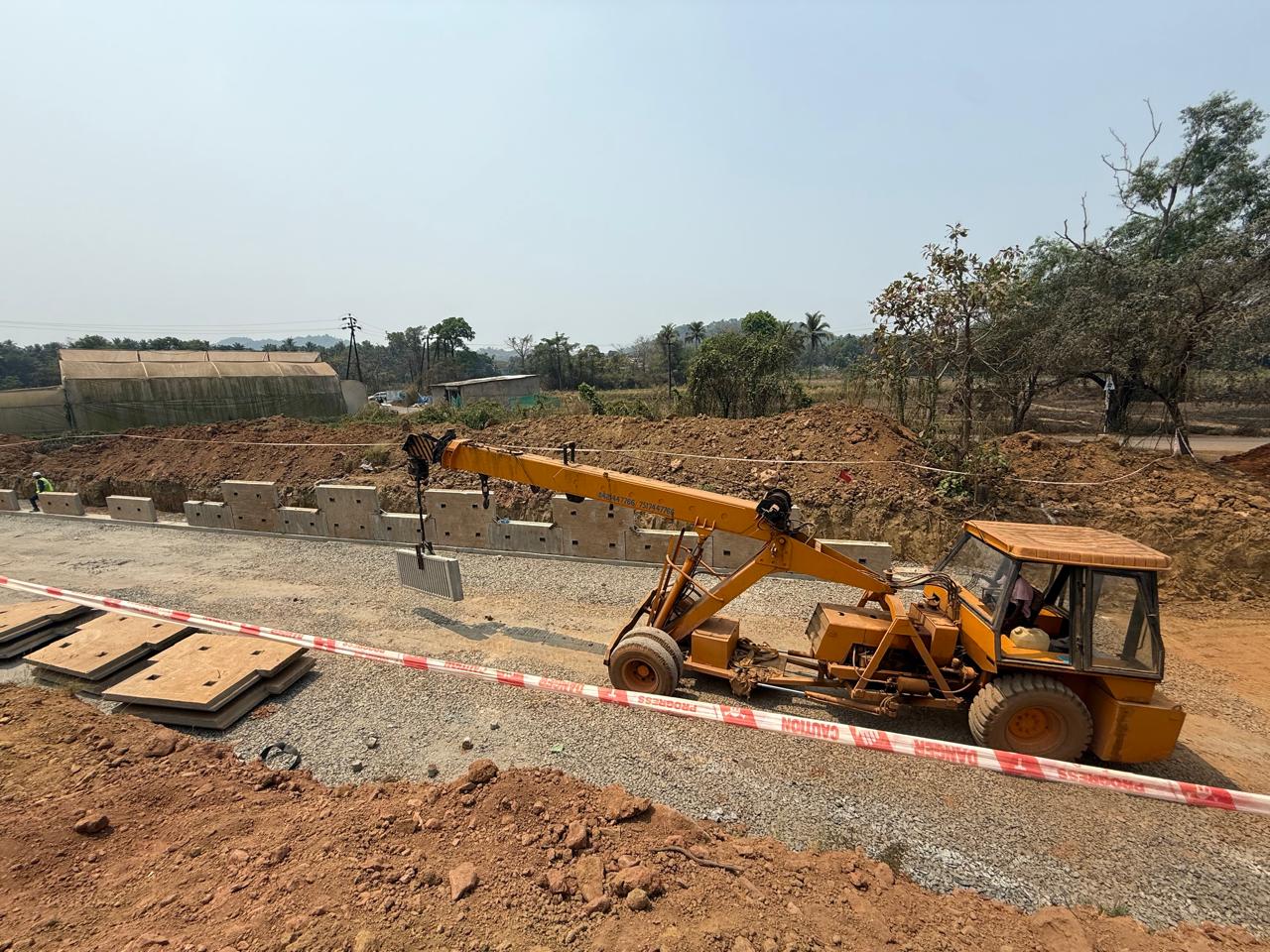Mountain Road Protection project using geosynthetic solutions in India